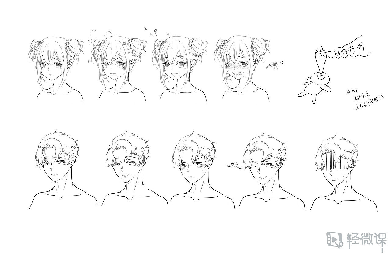 動漫人物表情畫法 掌握這項技能，你的角色將擁有靈魂
